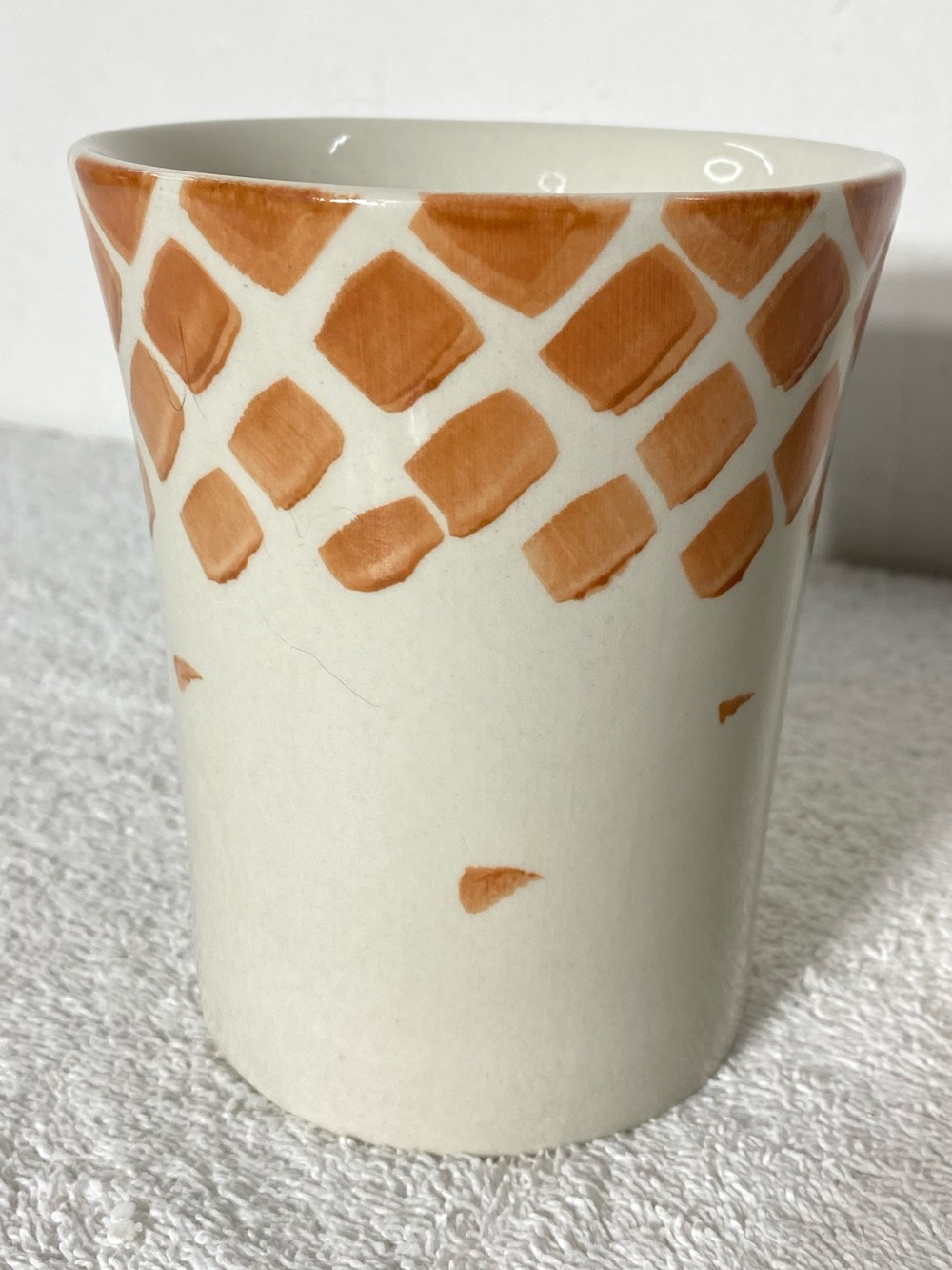 Pier 1 Imports Hand Painted 3D Giraffe Neck Handle Ceramic Coffee Mug - Picture 8 of 13